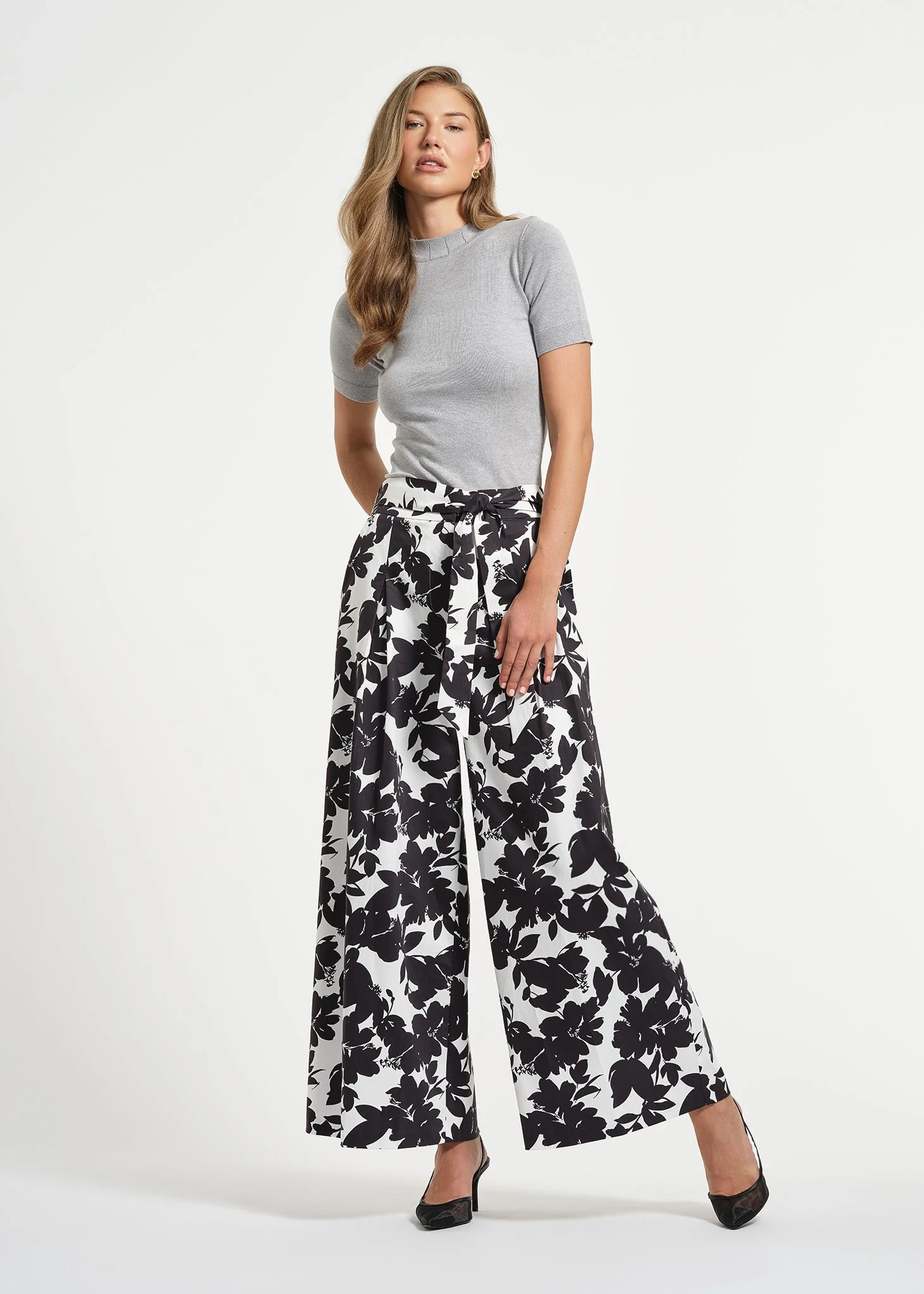 Belted Palazzo Pants - Image 3