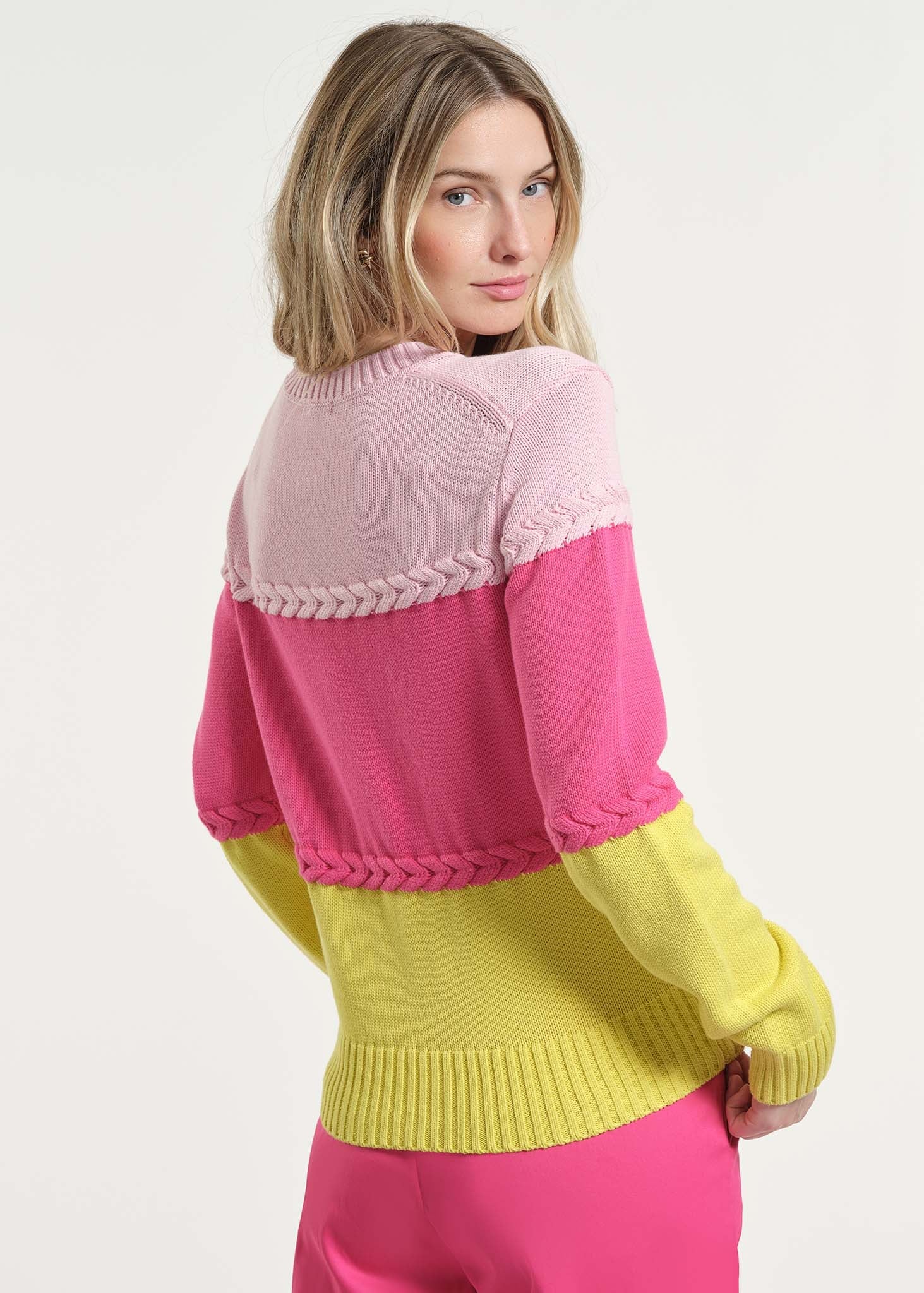 Braided Multi Color Sweater - Image 4