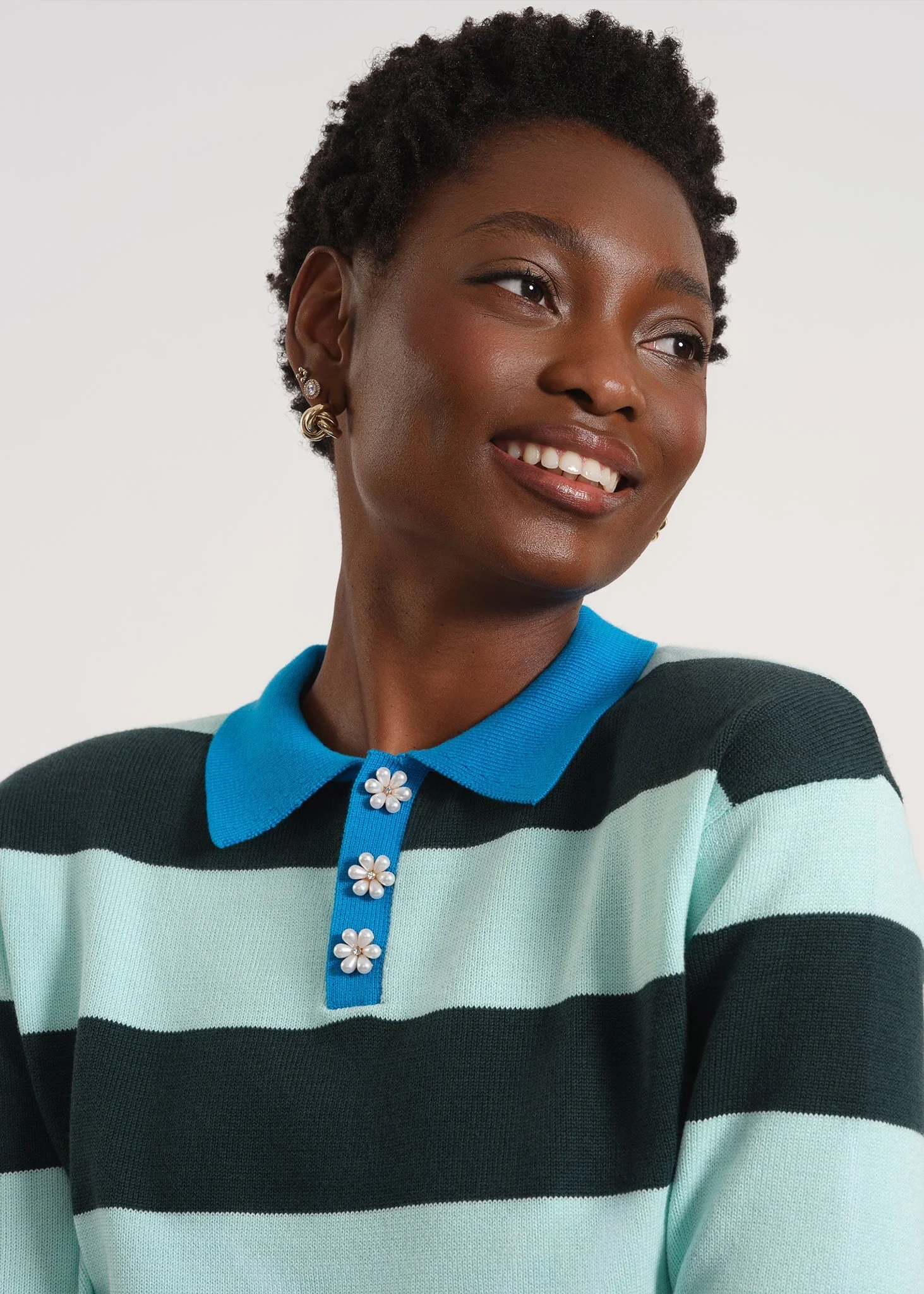 Classic Long Sleeve Rugby Sweater - Image 3