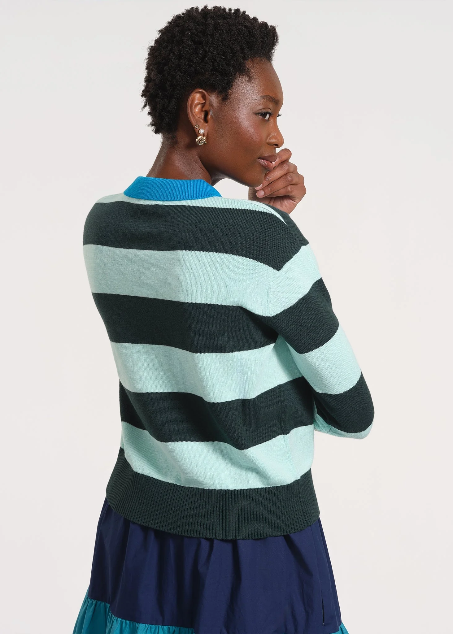 Classic Long Sleeve Rugby Sweater - Image 4