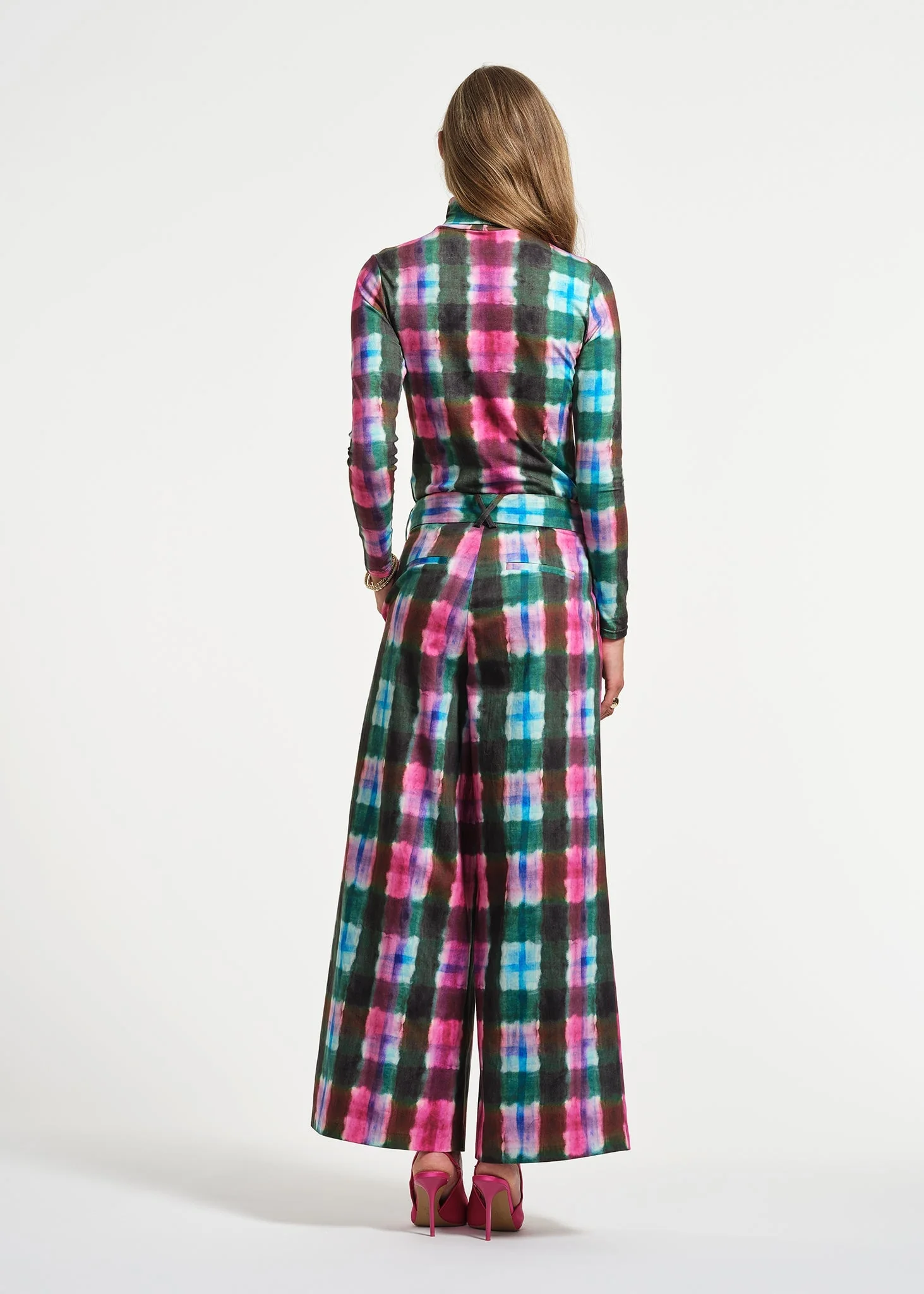 Long Sleeve Layering Mock Neck Top - Image 3