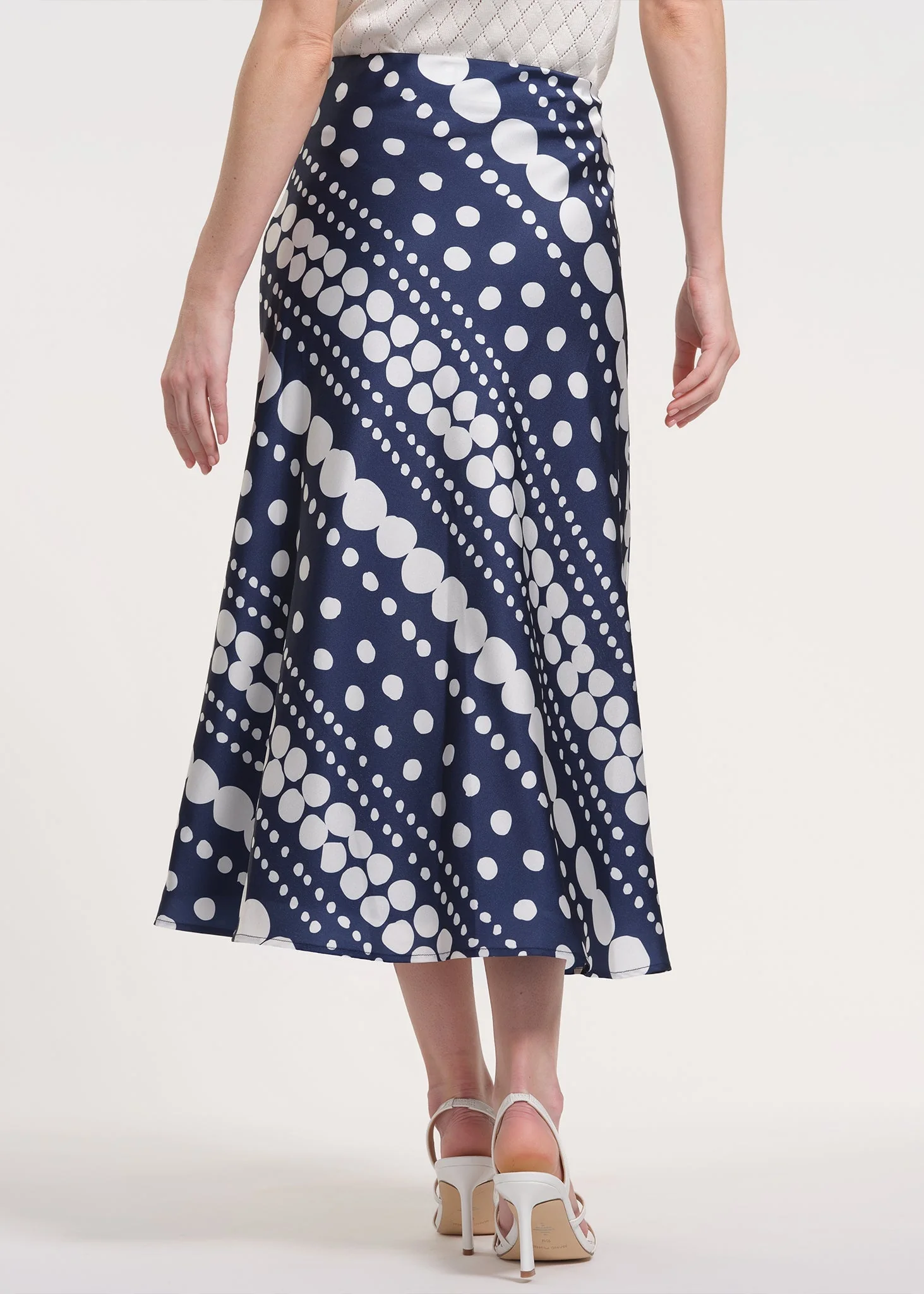 Midi Skirt with Bias Cut - Image 3