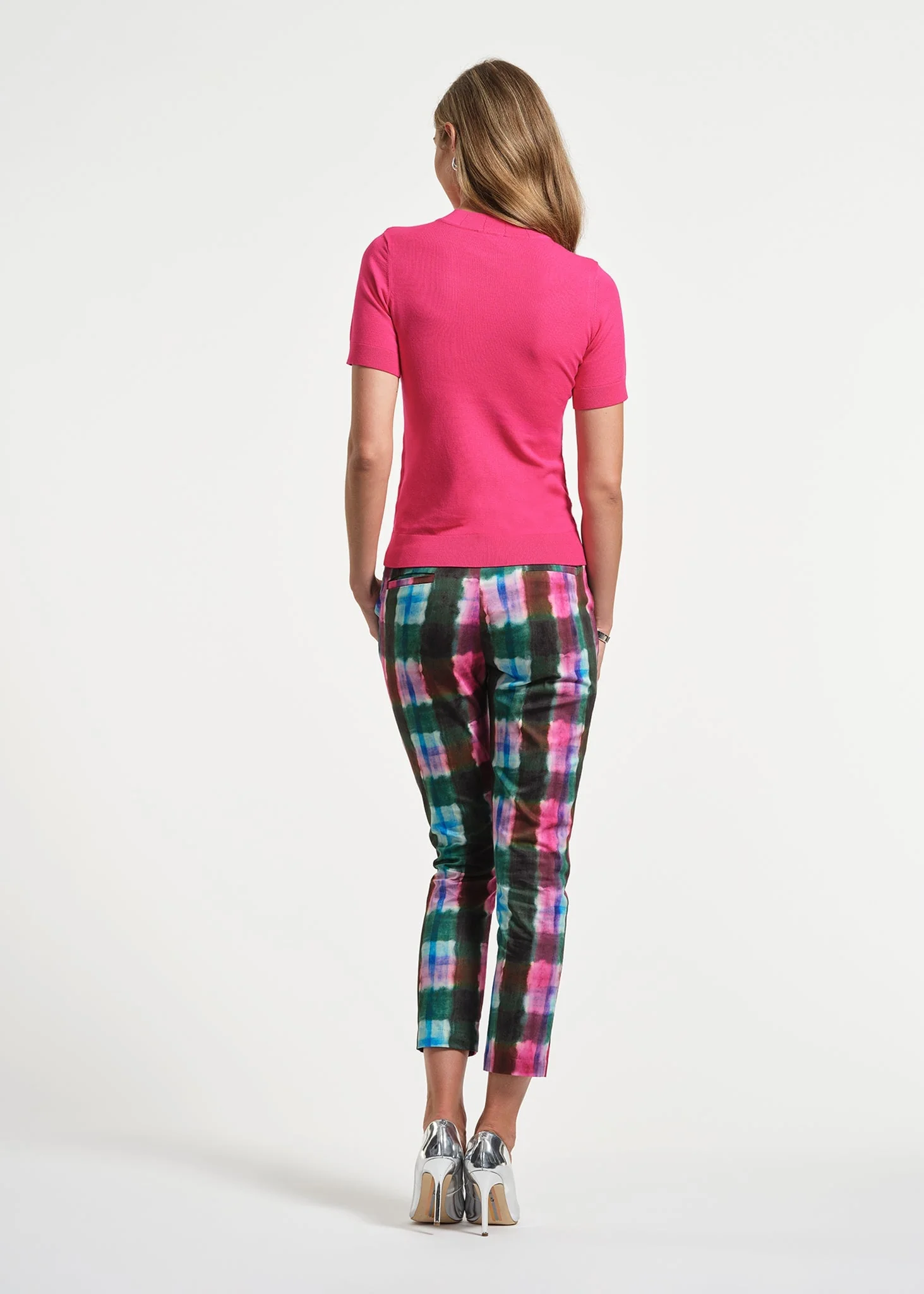 Mock Neck Short Sleeve Sweater - Image 4